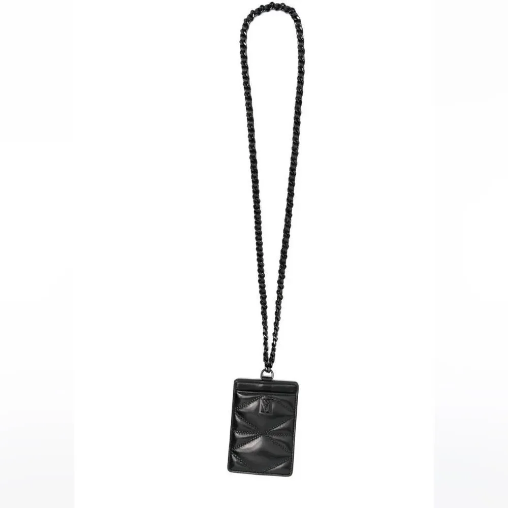 MCM Chain Card Case in Cloud Quilted Leather New original box and dust bag